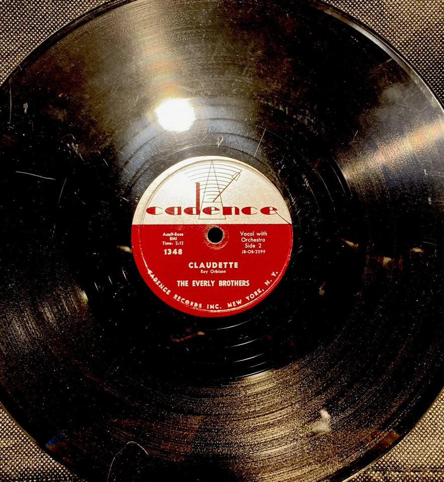 Everly Brothers Vintage Rock & Roll 78rpm All I Have To Do Is Dream / Claudette - Image 2 of 2
