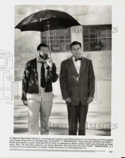 1990 Press Photo Robin Williams & Robert De Niro in "Awakenings" - srp29442