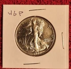 1946 p high grade (AU/BU) silver Walking liberty half dollar