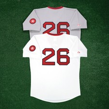 Wade Boggs 1976 Boston Red Sox Cooperstown Home Road Throwback Jersey