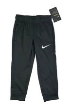 Nike Dry Fit Athletic Sweat Pants Black 3-4 yrs Boy's Youth Size 4 Pants Therma