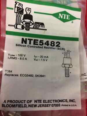 NTE5482 	 SCR 100V 8A TO64