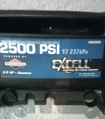 #ad Excell VR 2500 Pressure Washer Top Plastic Handle Cover Gas Engine Model $16.99