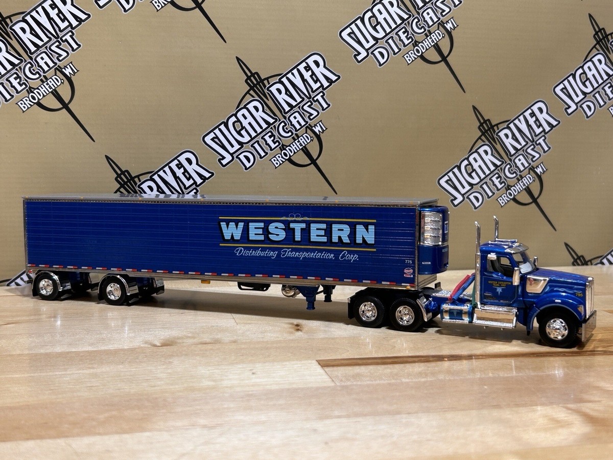 DCP 1/64 WESTERN DISTRIBUTING KENWORTH W990 And 53' Reefer Semi