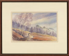 Contemporary Watercolour - Mountainside