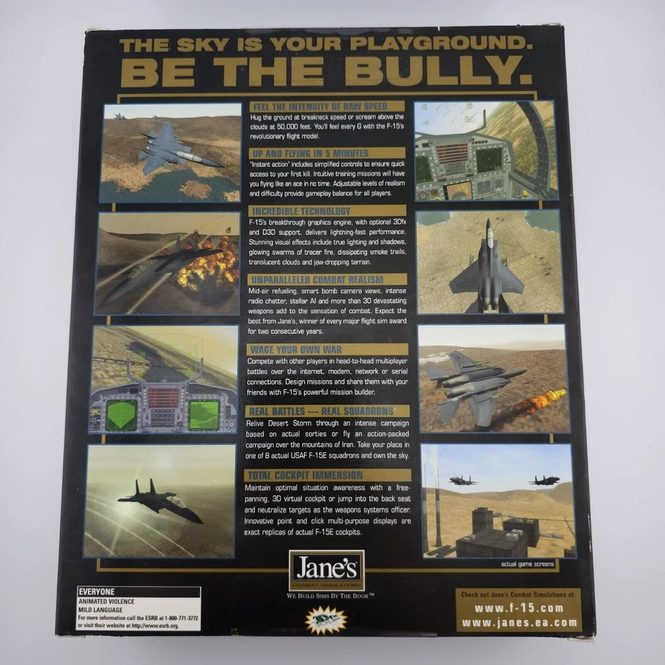 Jane's Combat Simulations: F-15, 1998, Big Box, New & Sealed - Image 3 of 4