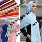 Chiffon Scarf Hijab Premium Quality Sarong Shawl Wraps Big Size 85x170cms