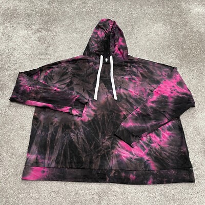 Pink Womens Black Tie Dye Hoodie Pink And Black Tie Dye Hoodie Cheap