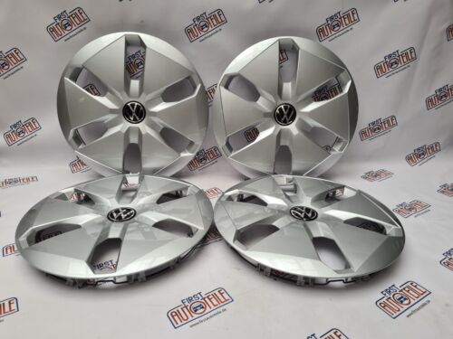 Original VW T7 Multivan Wheel Ornament Cap 4 x 16-Inch Wheel Cap Silver 7T0601147 - Picture 1 of 6