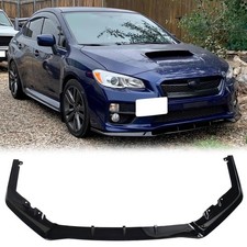 Front Bumper Lip Splitter For 2015-2017 Wrx Sti Mpx Style Gloss Black 3pcs Front Bumper Lip Splitter For 2015-2017 Wrx Sti Mpx Style Gloss Black 3pcs