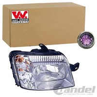 VAN Wezel H4 Scheinwerfer Rechts Passend FüR Fiat Panda