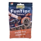 Tetra Fun Tips Tropical Aquarium Fish Food Adhesive Treats 75 Tablets Tank