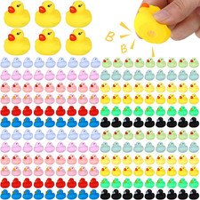 Mini Rubber Duck in Bulk Bath Toys Set Bulk Mini Colorful Ducks Baby Shower Toy