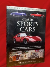 Classic Sports Cars 4 DVD's Memorabilia Collection The National Archives SEALED!