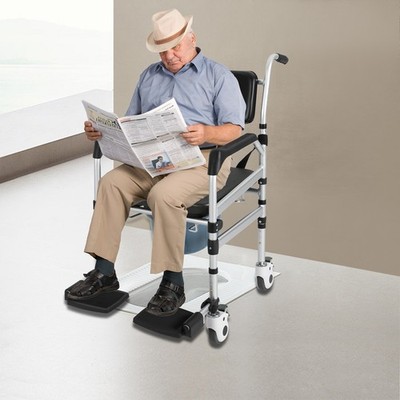 Height Adjustable Folding Shower Chair with Bidet, 352.74 lbs Capacity US!