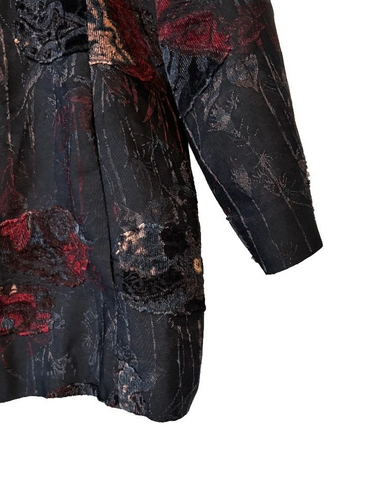 Blazer Y2K Tapiz Forrado Columpio WM 1X Gris Renacimiento Regal Foto 4 de 4