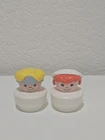 Vintage Fisher Price Little People Chunky  Doctor and Nurse 2 Inch