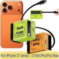 2 In 1 GaN Wall Charger Scalable 120W Fast Charger For iPhone 15-17 series Phone