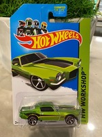 2014 Hot Wheels 231 HW Workshop-Muscle Mania 70 Camaro GrüN MC5 ChromräDer 1:64