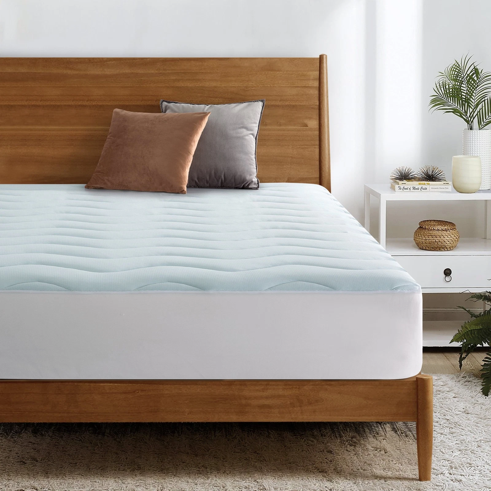 Sertapedic Cool Fresh & Clean Quilted Comfort Mattress Pad Full