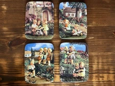 Plate Set M.J. HUMMEL SCHOOL DAYS A Panoramic Four-Plate Collection Danbury Mint