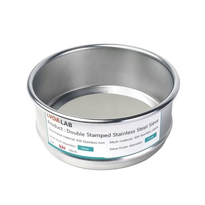 304 SS Mesh Lab Sieve 300 Mesh 0.05mm Aperture Test Sieve 4 Inch 10cm Dia