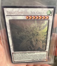 DRAGO SYNCHRO ALA CHIARA (Clear Wing Synchro Dragon) Rara Ghost CROS IT046 • 1Ed