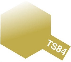 Bombe de peinture Tamiya TS84 or métallisé 100ml pour carrosserie RC