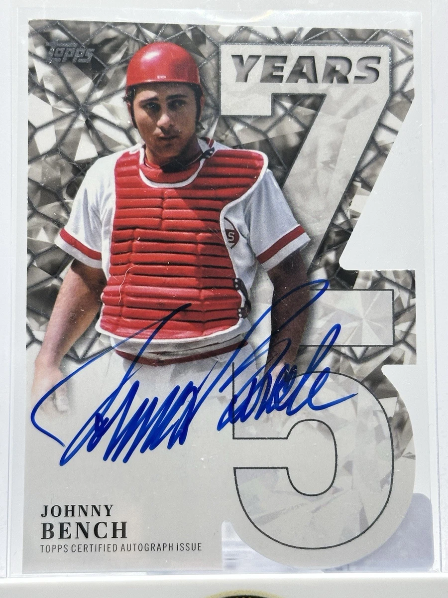 Johnny Bench Cincinnati Reds Baseball Serial Numbered Sports