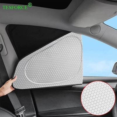 Tesla Model Y 3 Sonnenschutz Dach Fenster UV Schutz Sichtschutz Set Auto