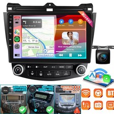 Android 15 Car Stereo Radio GPS Wifi Apple CarPlay For Honda Accord 2003-2007 US