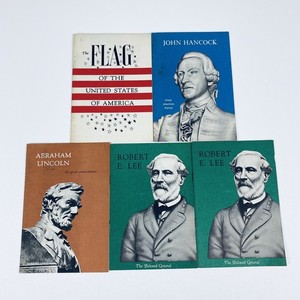 VTG Lot 5 John Hancock Life Insurance Promo American History Booklets 1956 1960