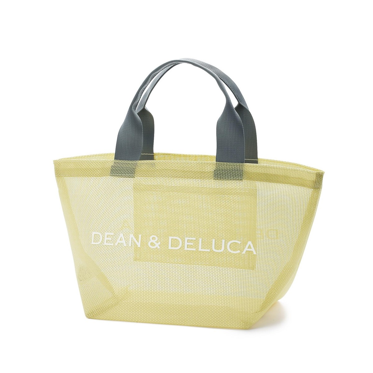 Dean & Deluca Mesh Tote Bag Citrus Yellow 2023 S Size