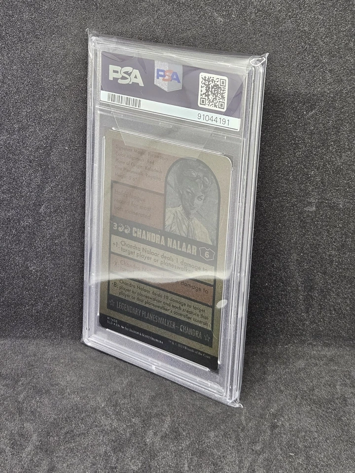 2023 MTG Secret Lair The Baseballing Foil Chandra Nalaar PSA 10 GEM MT - Image 4 of 4