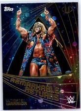 2025 Topps Universe WWE Ultimate Warrior Remarkable Returns Galaxy Parallel