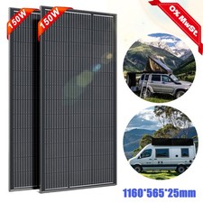 Panel Solar 300W Mono Panel Solar Monocristalino para Autocaravana Caravana Camping