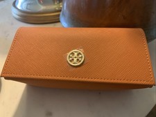 New TORY BURCH Authentic Eyewear ORANGE Eyeglasses Sunglasses     Case ONLY