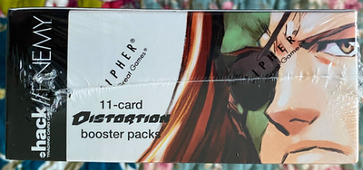 Dot Hack Enemy TCG Distortion Booster Box, NIB