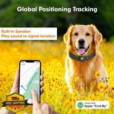 Dog GPS Tracker Collar Real-Time Location No Fee Green
