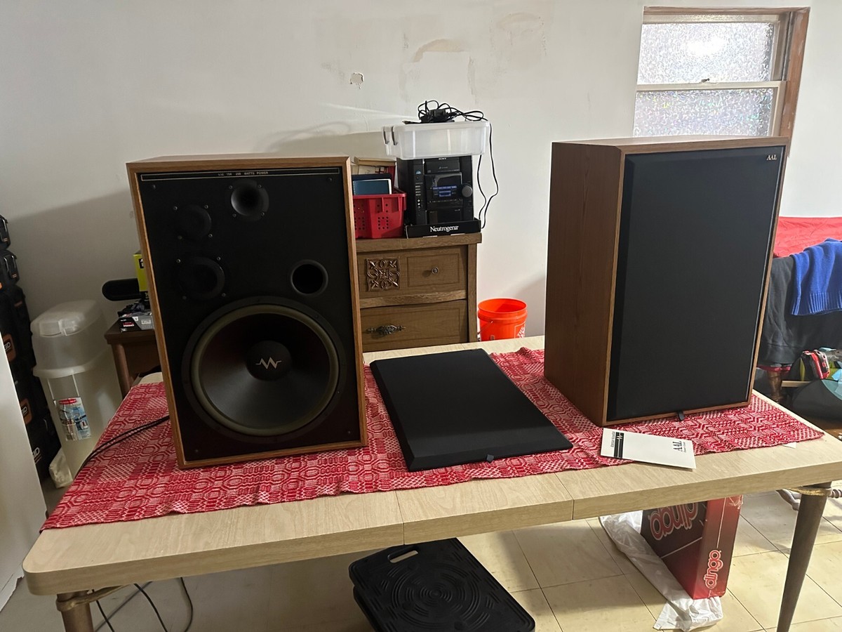 American Acoustic Lab AAL 154 250 WATTS POWER Speakers (Pair) | eBay