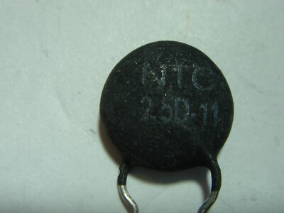 NTC 2,5D-11  2R5 11mm NTC Heißleiter Anlaufstrombegrenzer Stromsich. #12-1091