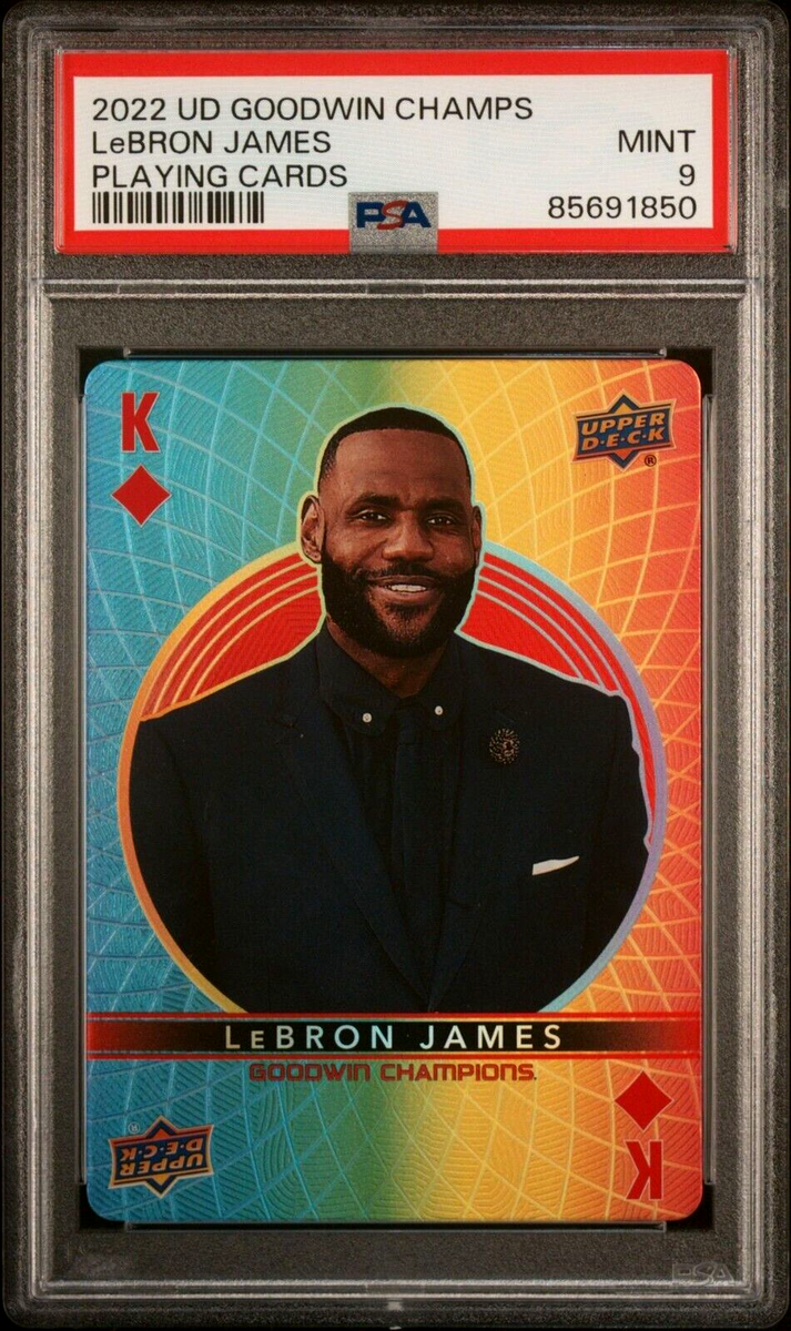 2022 Upper Deck Goodwin Lebron James Playing Cards KING OF