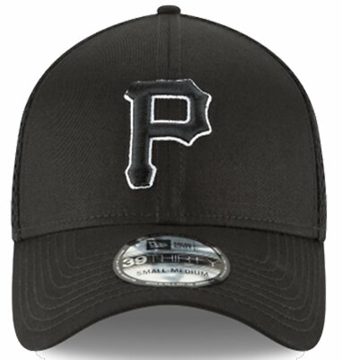 Authentic New Era Pittsburgh Pirates Black White Neo 39Thirty Flex Hat Cap