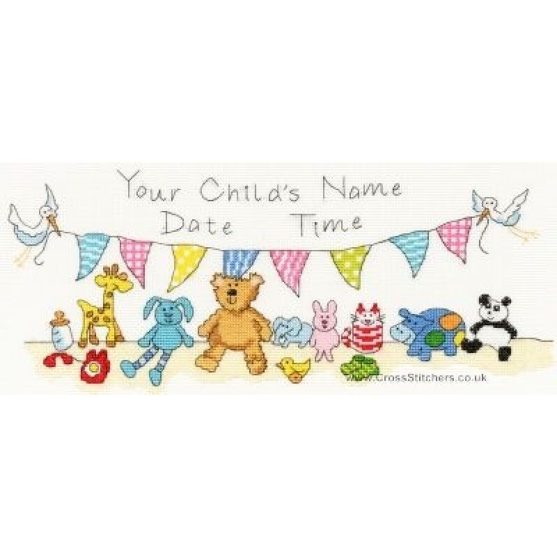 New Arrival - Cross Stitch Birth Sampler by Bothy Threads