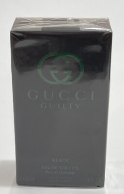 ［未開封］GUCCI GUILTY BLACK POUR HOMME 50ml Gucci Guilty Black Pour Homme Eau De Toilette 1.6 fl oz / 50 ml