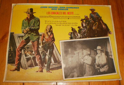 AHF,Ausshangfoto,LOBBYCARD,LOS CHACALES,DEL OESTE ,JOHN WAYNE,ANN MARGRET