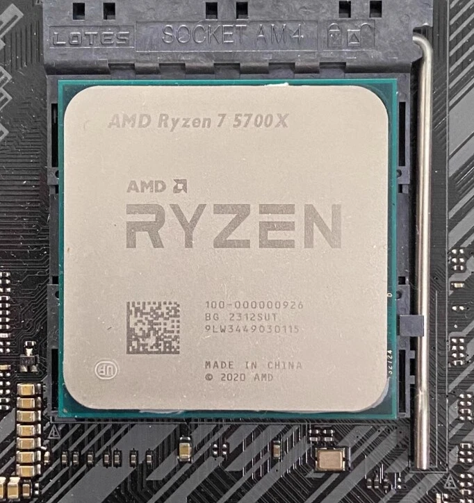 Procesador AMD Ryzen 7 5700X CPU de escritorio R7 5700X Socket AM4 3,4 GHz 8 núcleos