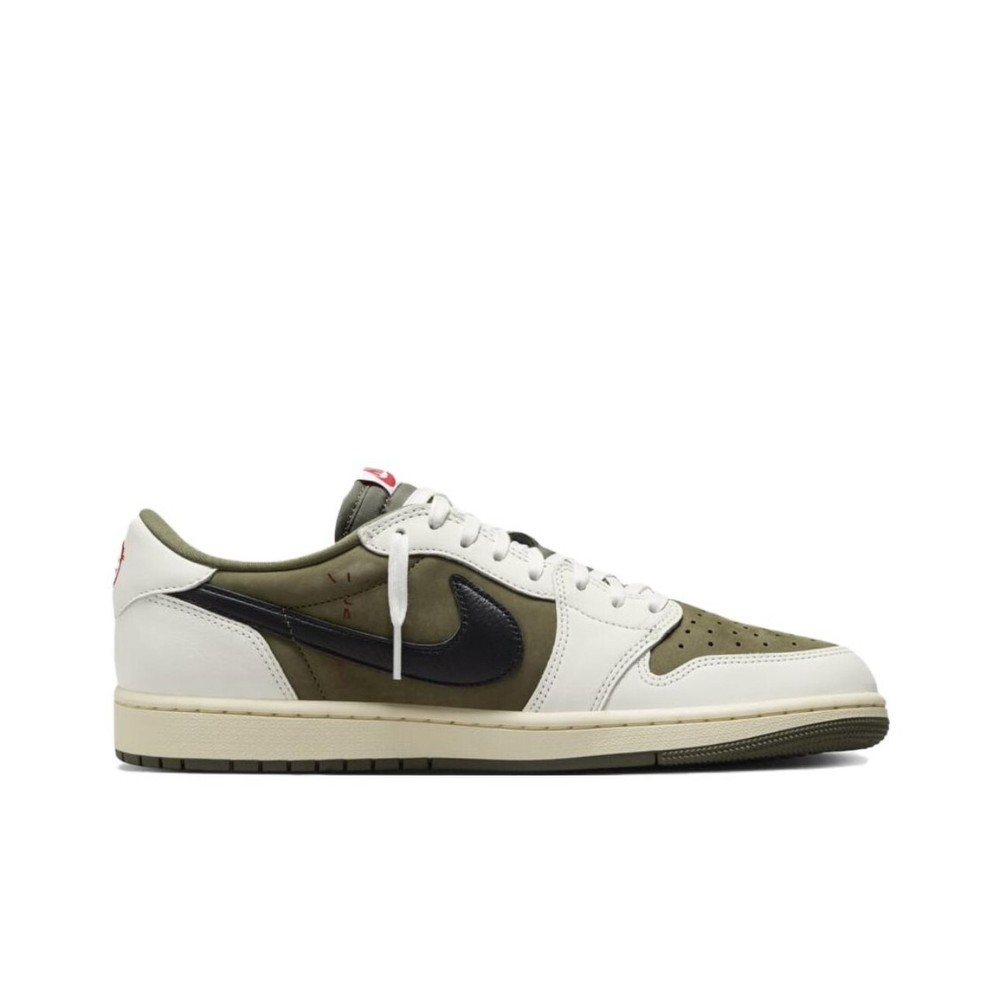DM7866-200 Jordan 1 Vintage Low Top OG SP Travis Scott Medium olive