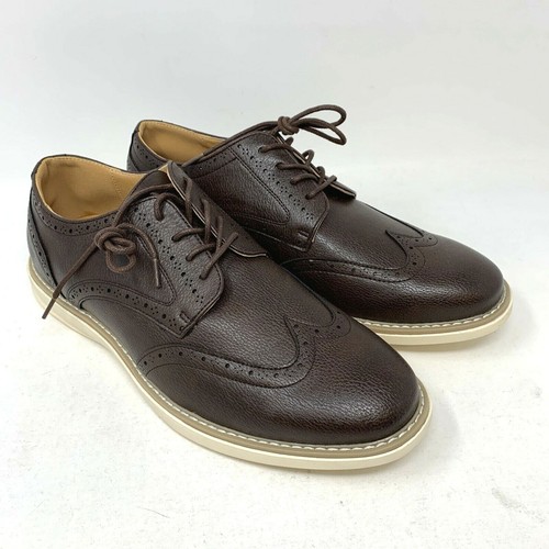 Nautica Men's 11 Wingtip Leather Casual 