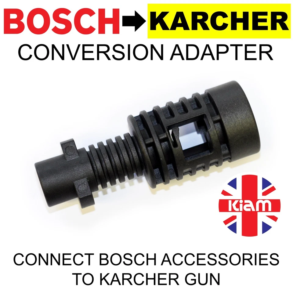 KIAM PRODUCTS Conector de acoplamiento adaptador de conversión serie K de Bosch a Karcher